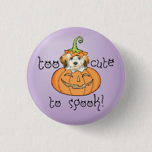Halloween Havanese Pinback Button