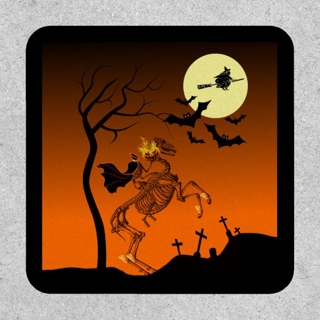 Halloween Headless Horseman Patch (Front)