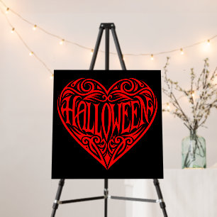 Halloween Heart, Red Heart, Holiday Foam Board