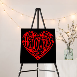 Halloween Heart, Red Heart, Holiday Foam Board