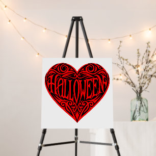 Halloween Heart, Red Heart, Holiday Foam Board