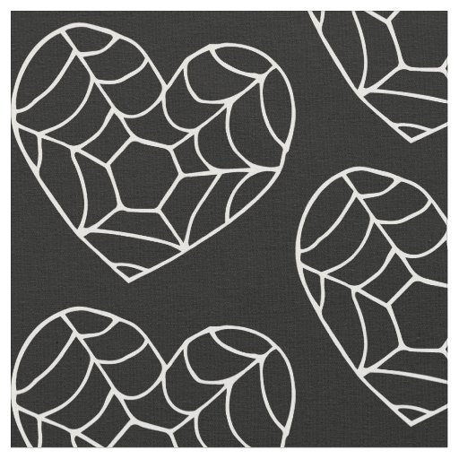 halloween heart spiderweb cobweb cute fabric