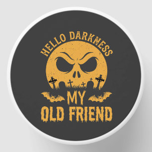 Halloween Hello Darkness Graveyard Moon Mini Candle Favors