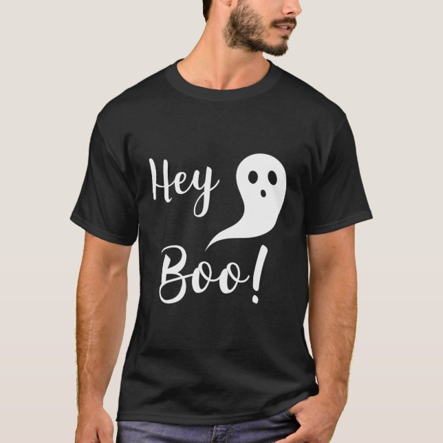 Halloween Hey Boo T-Shirt (Front)
