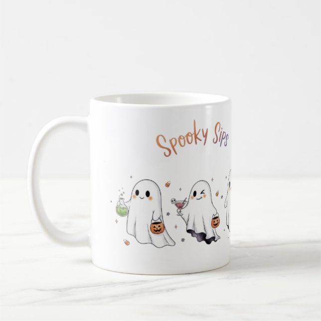 Halloween Highballs Coffee Mug (Left)