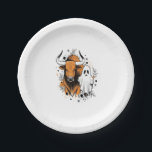 Halloween Highland Cow Cute Fall Paper Plates<br><div class="desc">Halloween Highland Cow Cute Fall</div>