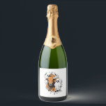 Halloween Highland Cow Cute Fall Sparkling Wine Label<br><div class="desc">Halloween Highland Cow Cute Fall</div>