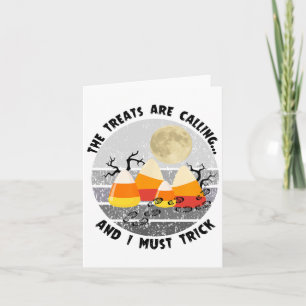 Halloween Hiking Funny Hiker Nature Lover Camping  Card