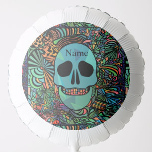 Halloween Hippie Skull Thunder_Cove Balloon