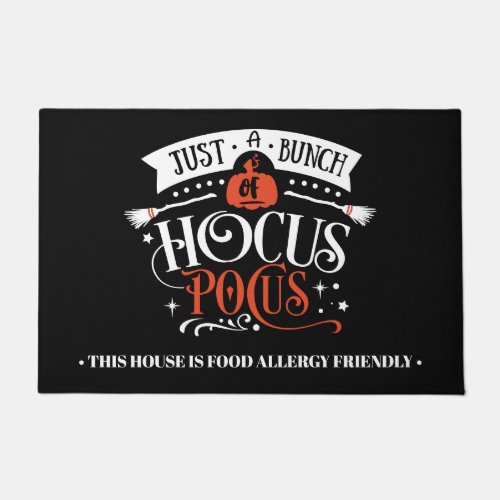Halloween Hocus Pocus Food Allergy Friendly  Doormat