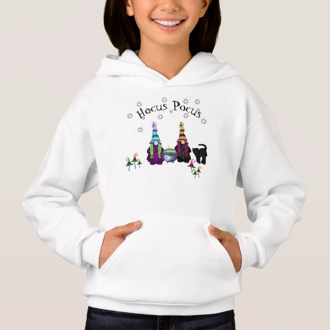 Halloween Hocus Pocus - Gnome Witches Hoodie (Front)