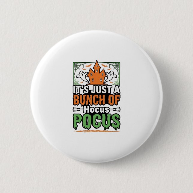 Halloween Hocus Pocus Quote Vector Design_1 Button (Front)