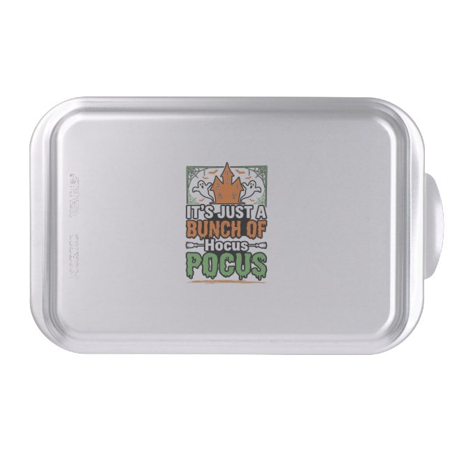 Halloween Hocus Pocus Quote Vector Design_1 Cake Pan (Front)