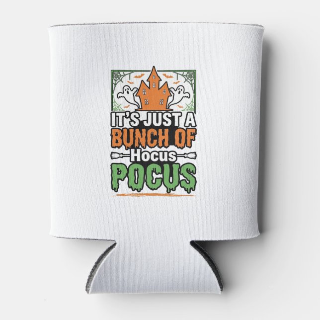 Halloween Hocus Pocus Quote Vector Design_1 Can Cooler (Front)