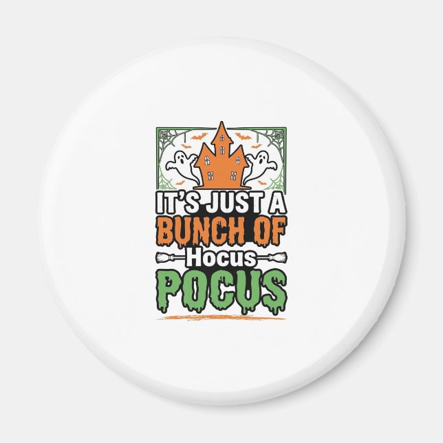 Halloween Hocus Pocus Quote Vector Design_1 Magnet (Front)