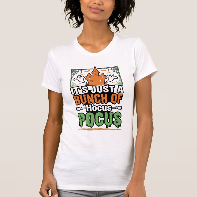 Halloween Hocus Pocus Quote Vector Design_1 T-Shirt (Front)