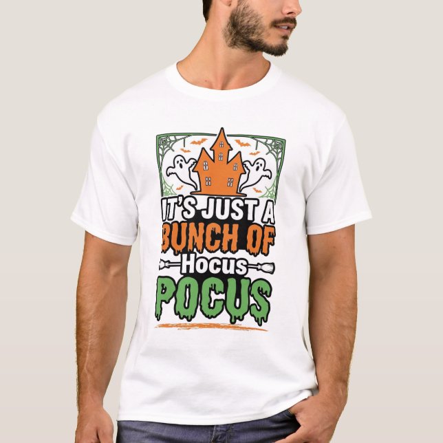 Halloween Hocus Pocus Quote Vector Design_1 T-Shirt (Front)