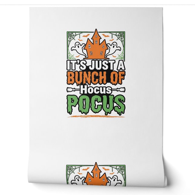Halloween Hocus Pocus Quote Vector Design_1 Wallpaper (Unrolling)