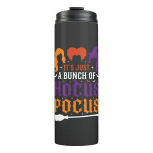 Halloween Hocus Pocus Witch Typography Vector Thermal Tumbler