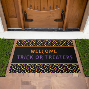 Halloween Holiday Welcome  Doormat