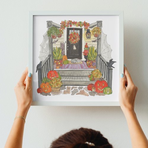 Halloween Home Art Poster