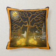 Halloween home decor pillow