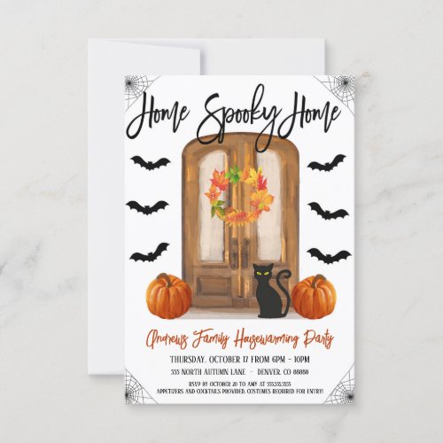 Halloween Home Spooky Home Invitation