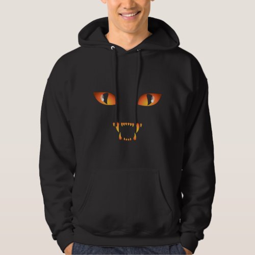 Halloween Hoodie Black Cat Hooded Sweatshirt