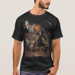 Halloween Hoops Witch T-Shirt