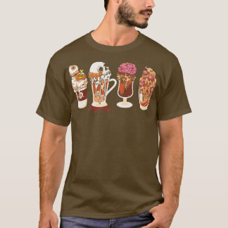 Halloween Horror Coffee  Halloween Graphic  T-Shirt