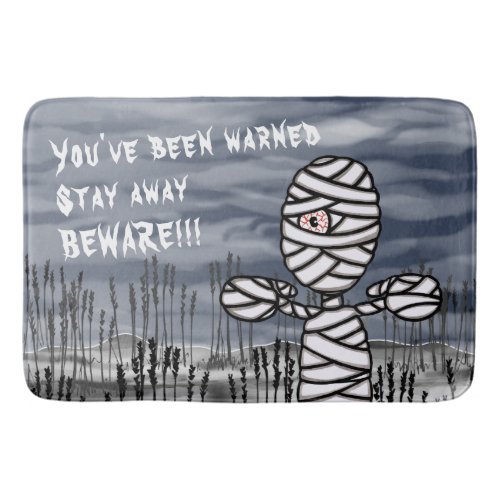 Halloween Horror Creepy Mommy  Bath Mat