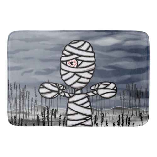 Halloween Horror Creepy Mommy  Bath Mat