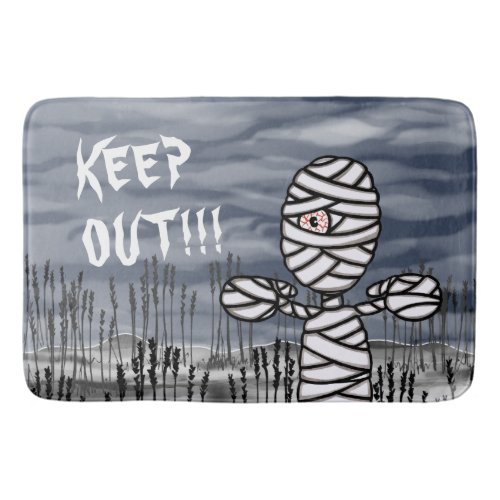 Halloween Horror Creepy Mommy  Bath Mat