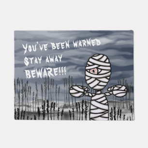 Halloween Horror Creepy Mommy Doormat