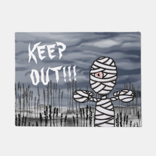 Halloween Horror Creepy Mommy Doormat