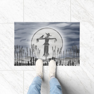 Halloween Horror Creepy Scarecrow Doormat