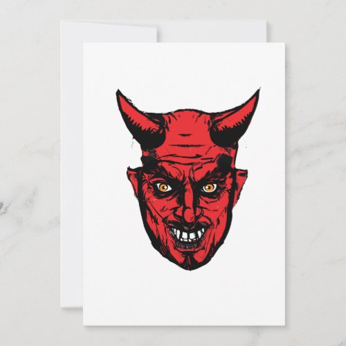 Halloween Horror Devil Gift Card