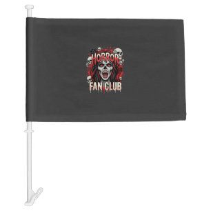 Halloween Horror Fan Club Vampire Skull Car Flag