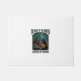 Halloween Horror Haunted Night Vintage Spooky_1 Doormat