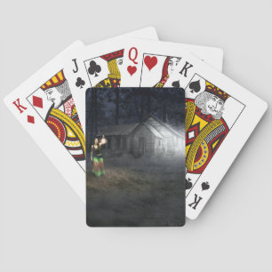 Halloween Horror House Poker Cards