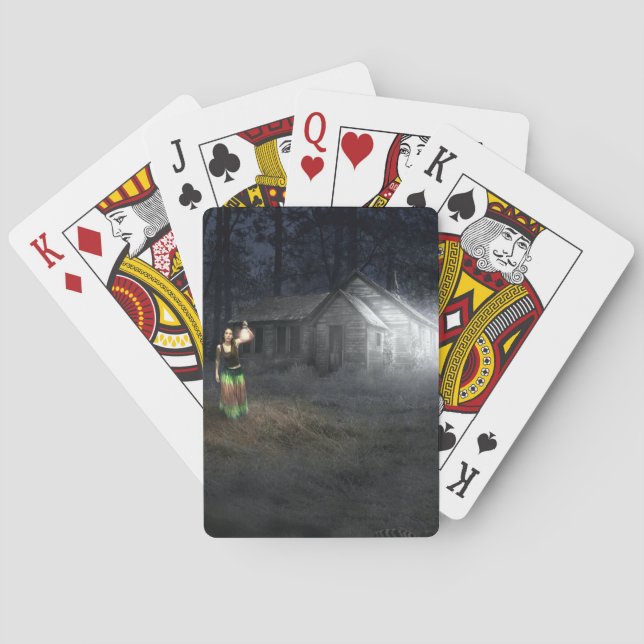 Halloween Horror House Poker Cards (Back)