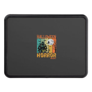 Halloween Horror Night Haunted House Vector_1 Hitch Cover