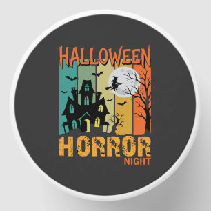 Halloween Horror Night Haunted House Vector_1 Mini Candle Favors