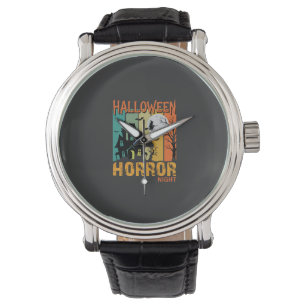 Halloween Horror Night Haunted House Vector_1 Watch