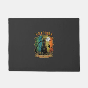 Halloween Horror Night Haunted House Witch Full Mo Doormat