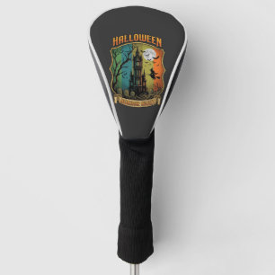 Halloween Horror Night Haunted House Witch Full Mo Golf Head Cover