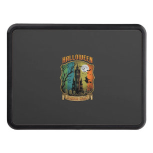 Halloween Horror Night Haunted House Witch Full Mo Hitch Cover
