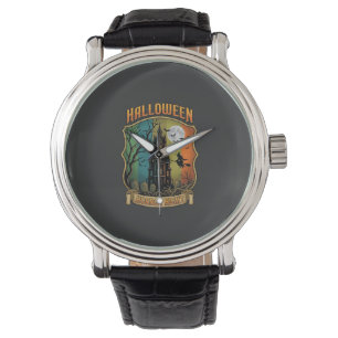 Halloween Horror Night Haunted House Witch Full Mo Watch