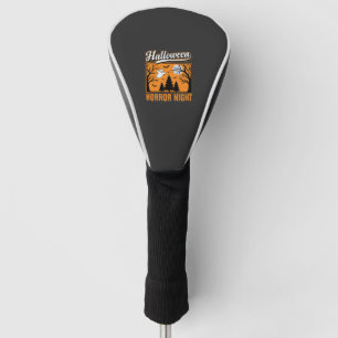 Halloween Horror Night Retro Ghost Forest Golf Head Cover