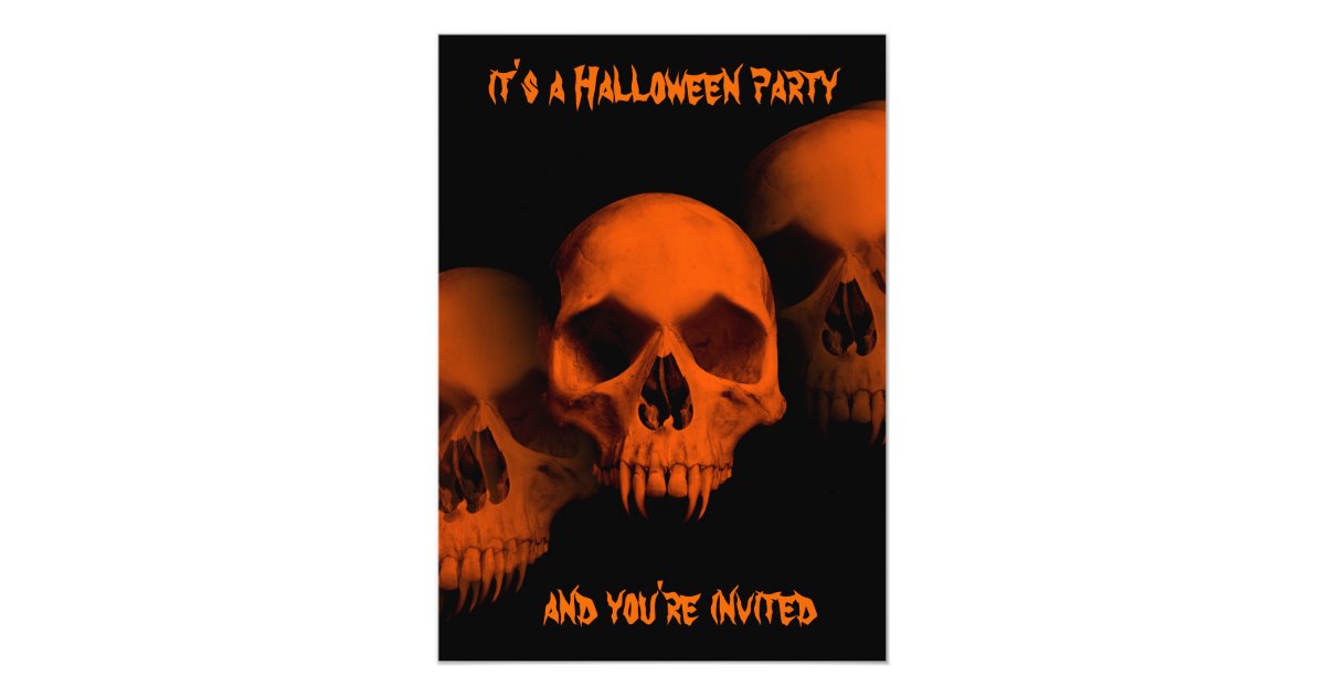 Halloween horror party invitation | Zazzle.com